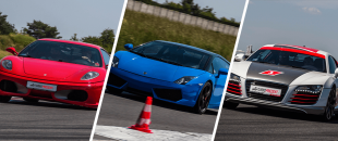 Pojedynek samochodów Ferrari F430 vs Lamborghini Gallardo vs Audi R8 V8