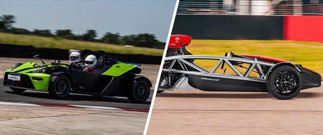 Pojedynek samochodów Ktm X-bow vs Ariel Atom 4