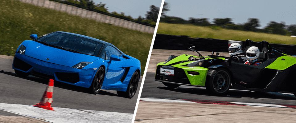 Pojedynek samochodów Ktm X-bow vs Lamborghini Gallardo