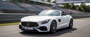 Mercedes AMG GT Roadster jazda po torze