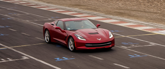 Chevrolet Corvette C7 jazda po torze